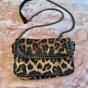 Leopard Print Crossbody Bag
